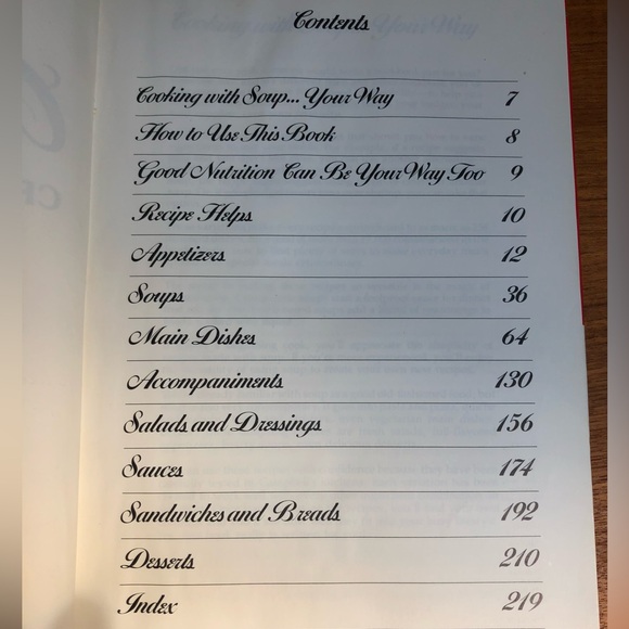 Vintage Campbell’s Soup Recipe Hardcover Book - Picture 6 of 13